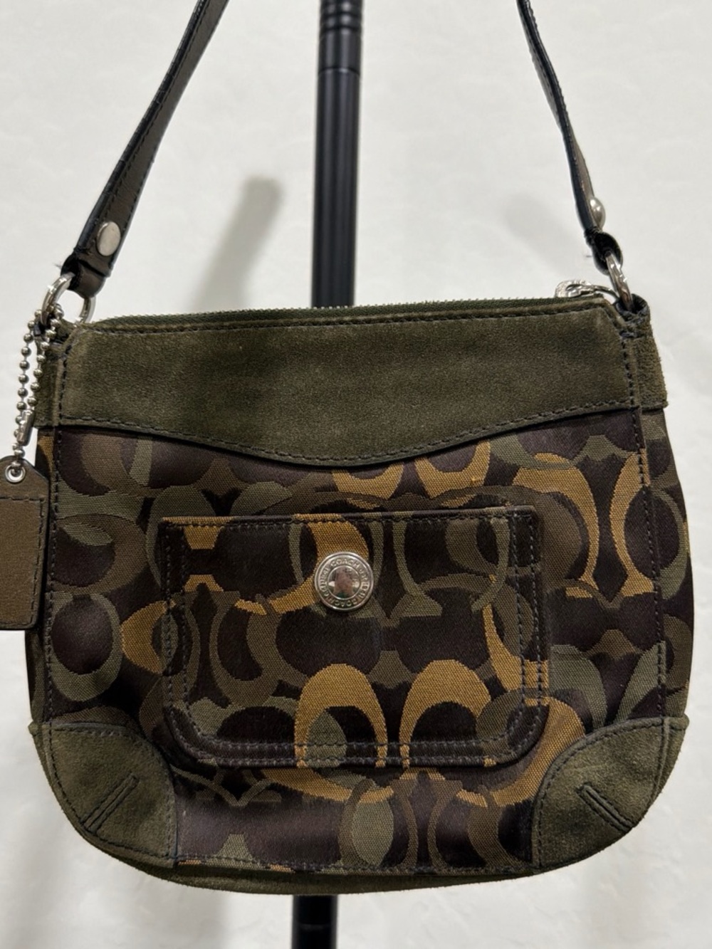 Vintage Y2K Coach Chelsea Optic Signature mini shoulder bag
